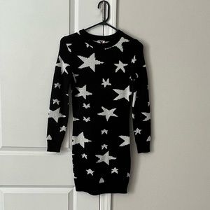 Star sweater dress